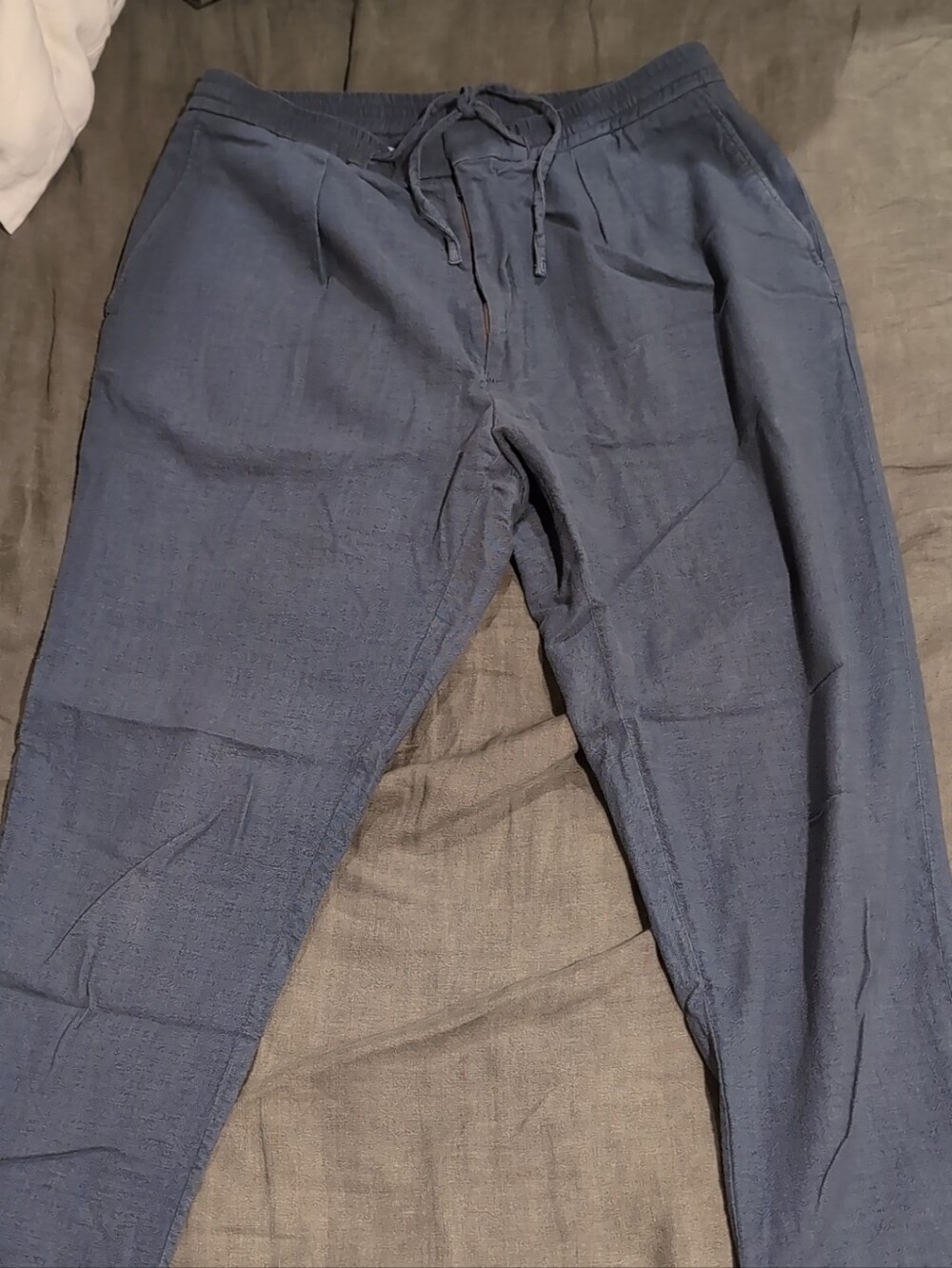 Men's Classic Navy Drawstring Joggers